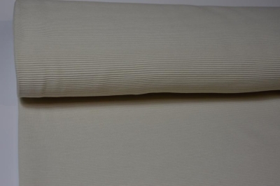 Rippjersey | Ottoman uni | Ecru